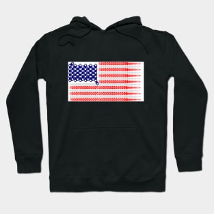 Bike USA Flag Hoodie